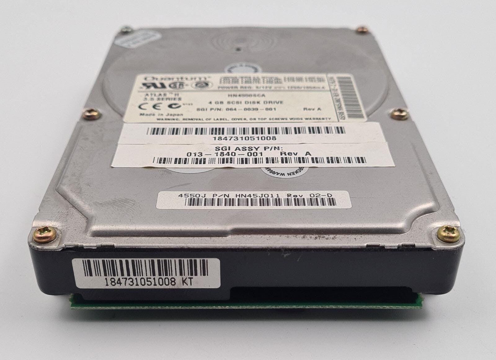 Quantum Atlas II 064-0039-001 HN4550SCA 4GB SCSI DISK DRIVE for SGI OCTANE