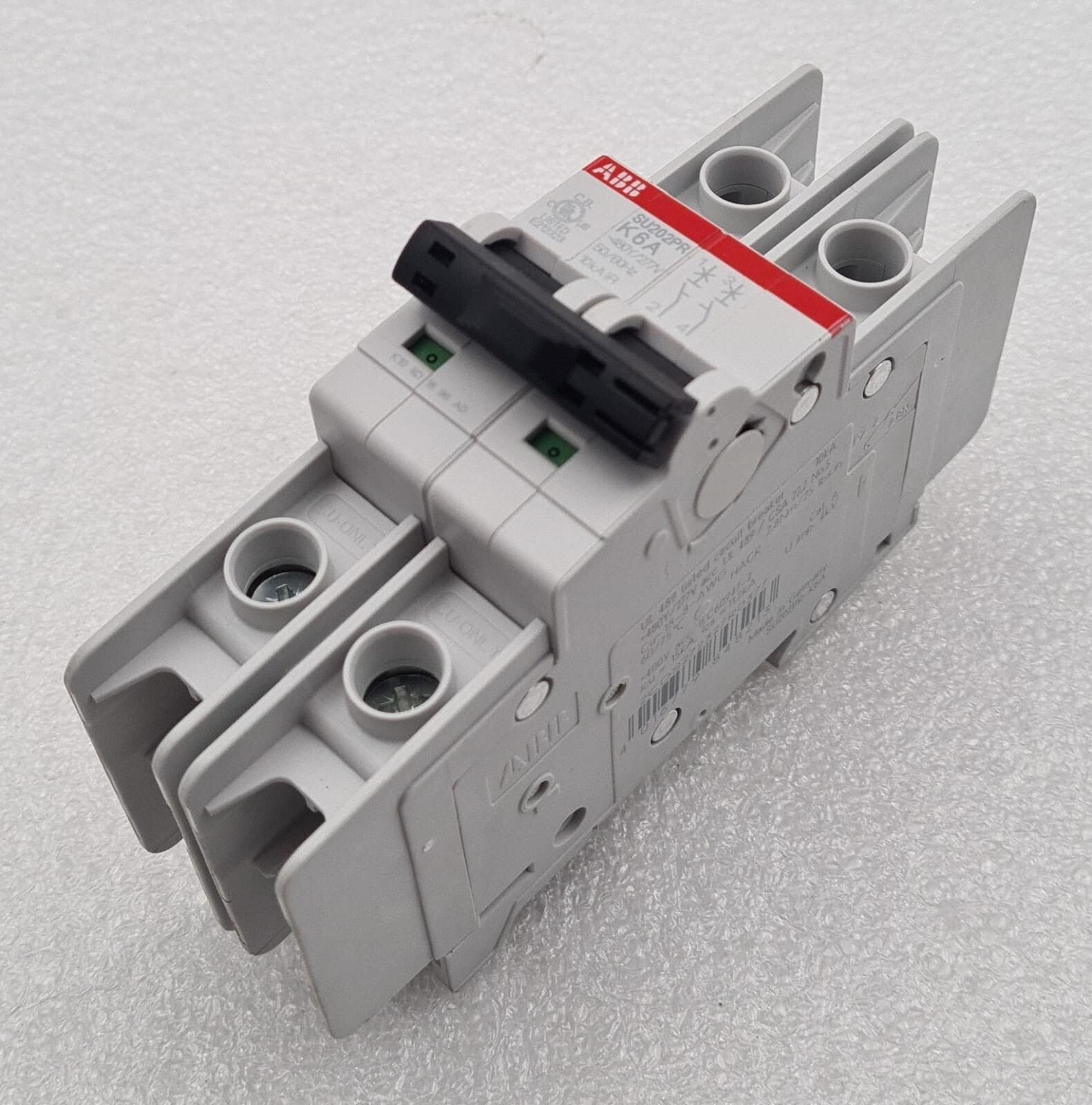 ABB SU202PR-K6A Circuit Breaker 2CDS 272 327 R0377 2X6A