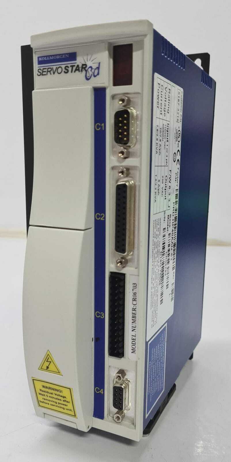 Kollmorgen CR06703 PRD-HP40AAIz-63 Servostar CD Servo Controller 5187-3216