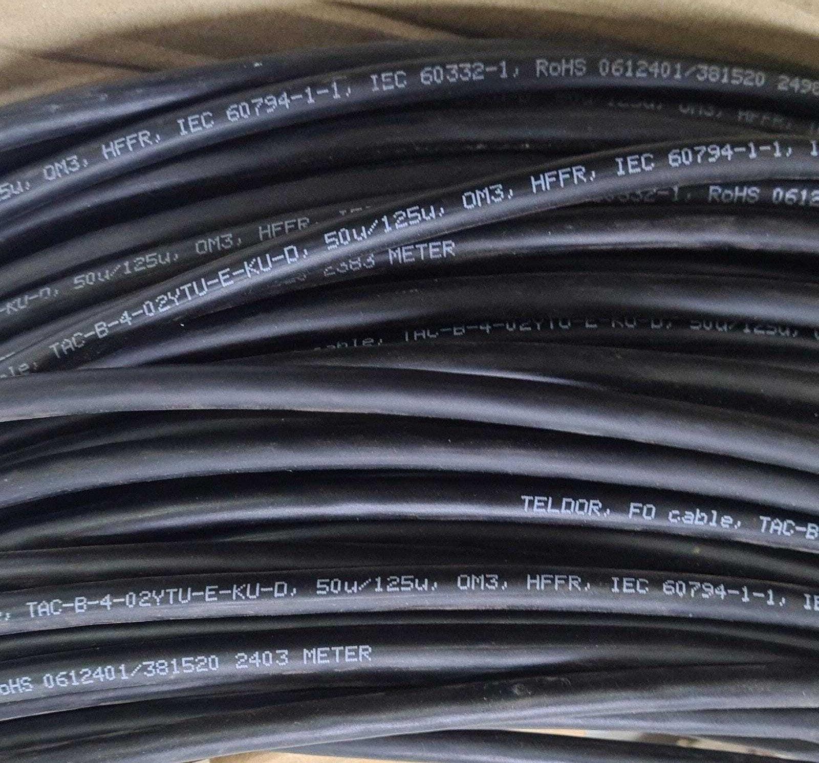 Fibernet FHP-OC0001-150M-LC W828 CA460-38281 TACTICAL CABLE LC-LC OM3 L-150M