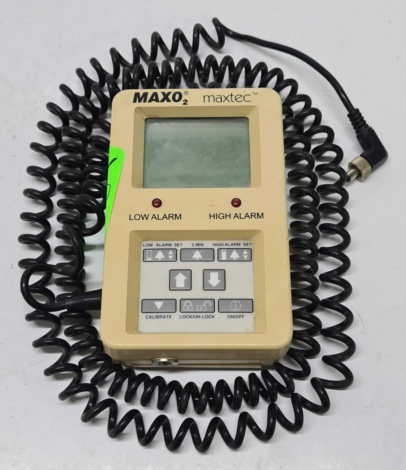 Maxtec MaxO2 OM25-ME Oxygen Monitor Analyzer - FOR PARTS