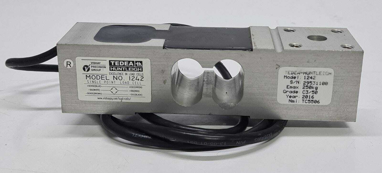 VISHAY TEDEA Huntleigh Model 1242 Single Point Load Cell Emax 250kg