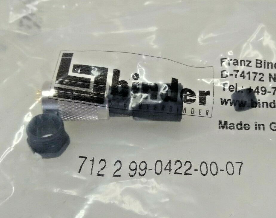 [LOT OF 10] Binder 99-0422-00-07 Series 712 Sub Miniature Circular Connector