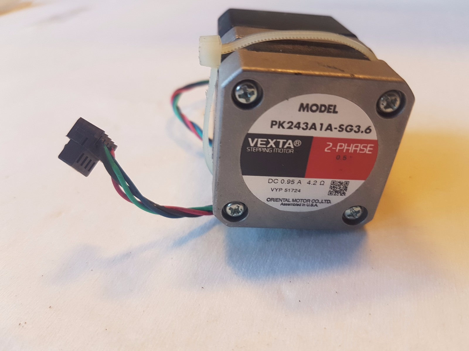Vexta Oriental Stepping Motor PK243A1A SG36 2 Phase 0.5 Dc 0.95 A