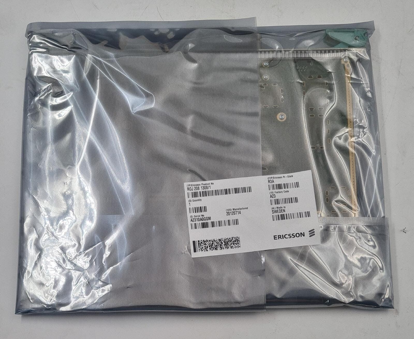 Ericsson ROJ 208 1308/1 R3A MMU2 H Plug-in Unit Circuit Board