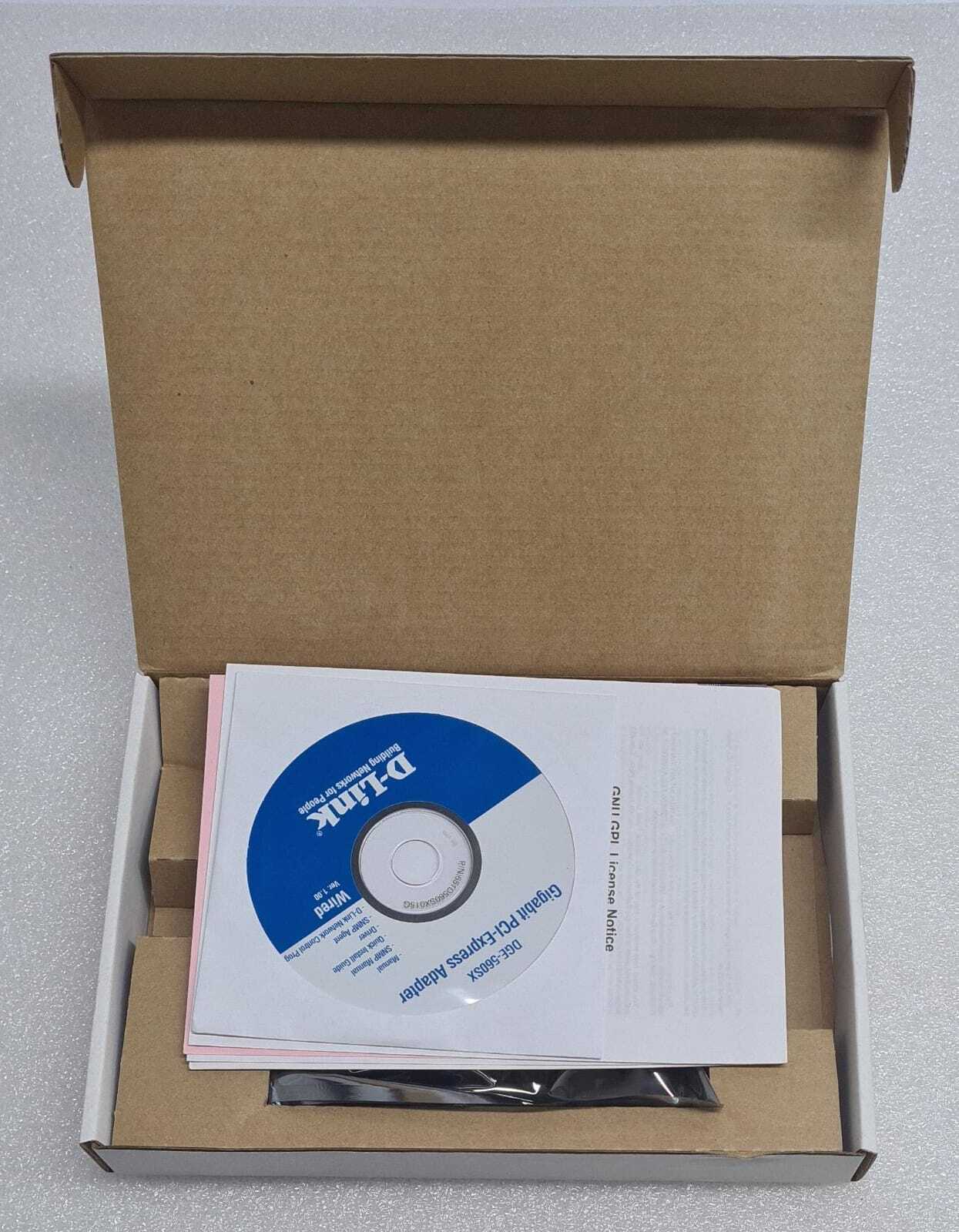 NEW - D-Link DGE-560SX 1000MBPS PCI‑Express Gigabit Fiber Desktop Adapter
