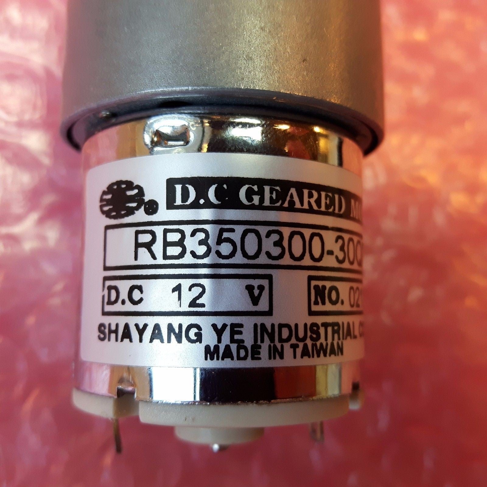 [LOT OF 5] Shayang 12V Dc Geared Motor Encoder RB350300-30Q01