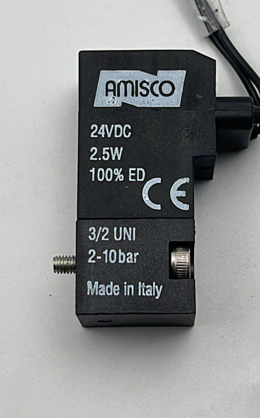 [LOT OF 4] AMISCO 24VDC 2.5W 100% ED 3/2 UNI 2-10 Bar Pilot Solenoid Valve