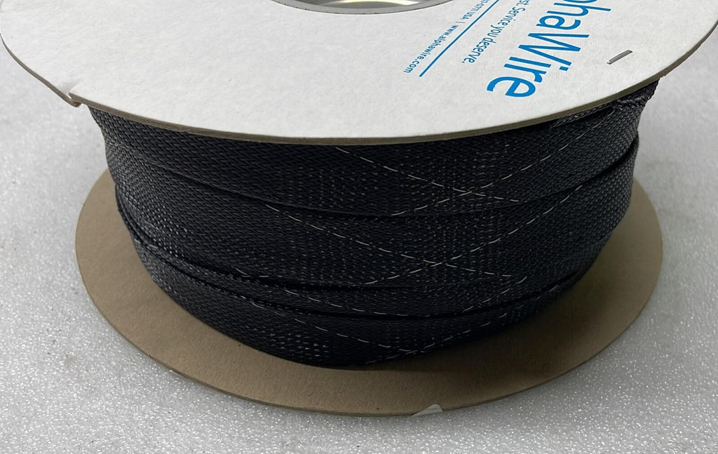 NEW - ALPHA WIRE GRP 120 1 1/4 BLACK 250FT / 76.25M EXPANDABLE BRAIDE
