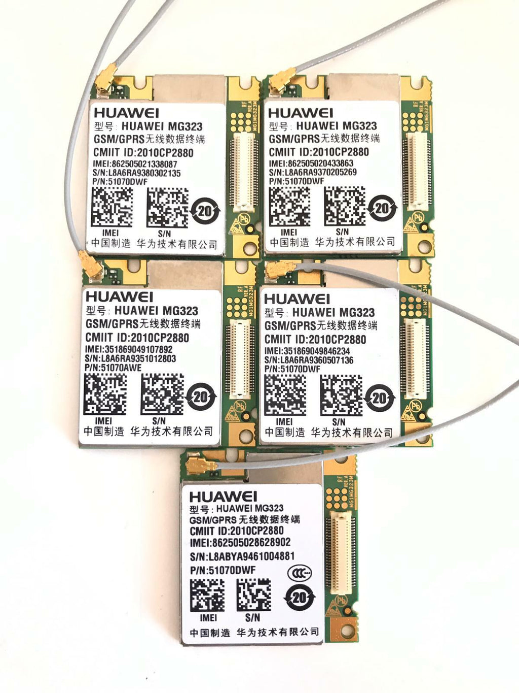 [LOT 5 PCS] HUAWEI MG323 GSM/GPRS Module Quad-band module Network card & Cable