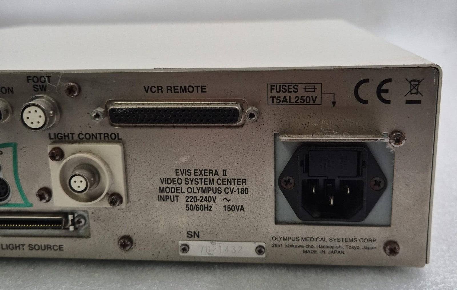 OLYMPUS EVIS EXERA II CV-180 Video Processor **AS-IS**