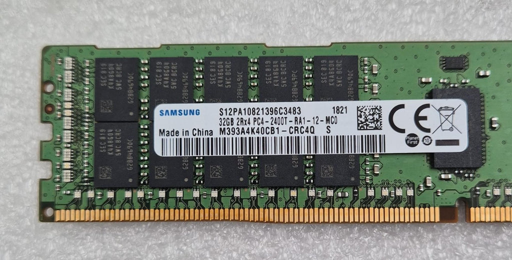 [LOT 8 PCS] SAMSUNG 32GB 2Rx4 PC4-2400T M393A4K40CB1-CRC4Q DDR4 RAM