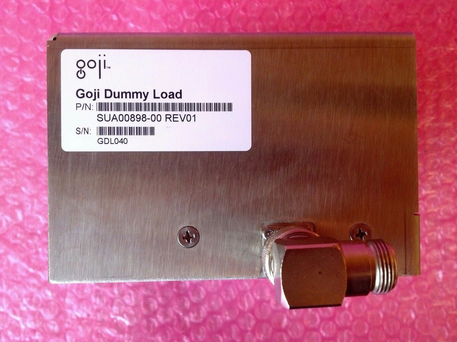Goji Dummy Load SUA00898 00 Rev 01 Gdl 040 2 Fans Attached Connector Assembly