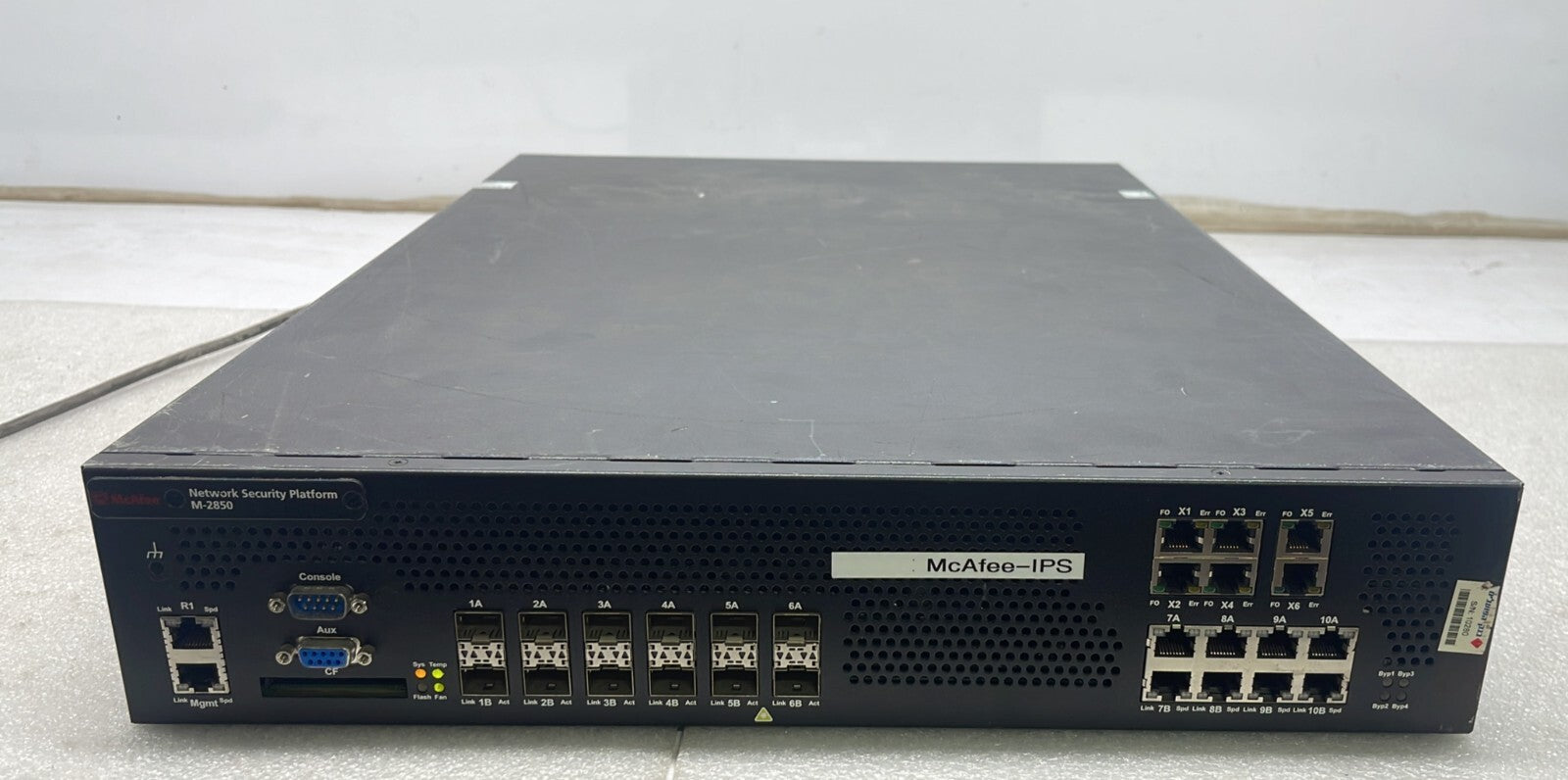 McAfee M-2850 Network Security Platform M-2850/M-2950/N-550