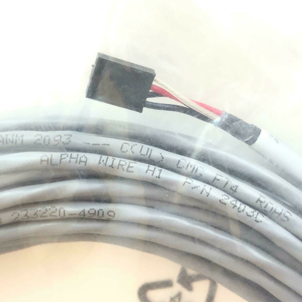 30 Ft Alpha Wire 2403C 3-conductor 22 AWG AMP ITT 1015-094 DEU9SA197 Procesor P4