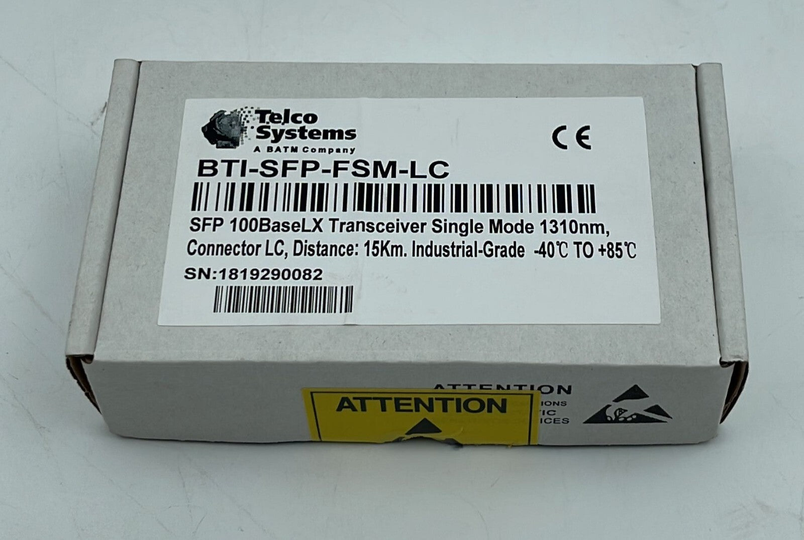 BTI-SFP-FSM-LC 100M - SFP 100BaseLX Transceiver single Mode 1310nm