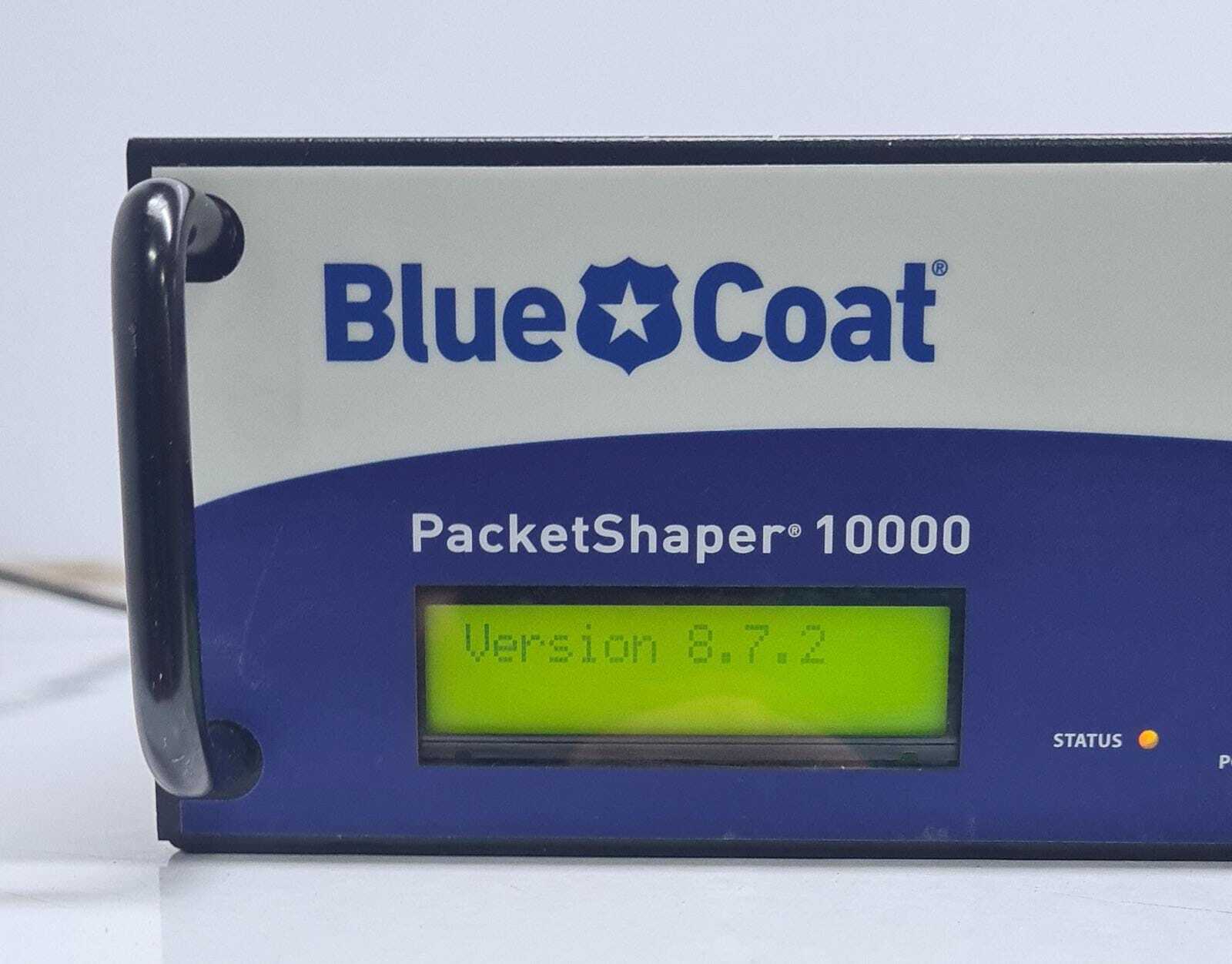 Blue Coat PacketShaper 10000 PS10000 Version 8.7.2 - FOR PARTS