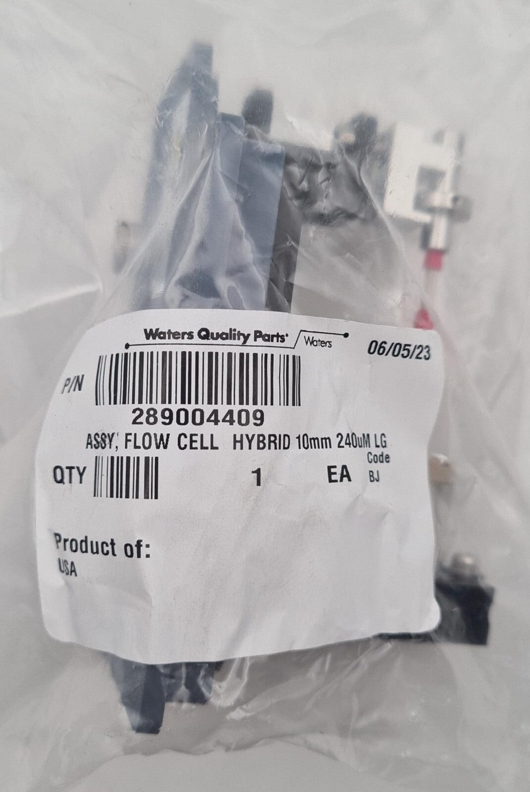 NEW - Waters Alliance 289004409 Assy Flow Cell Hybrid 10mm 240uM LG 418000244