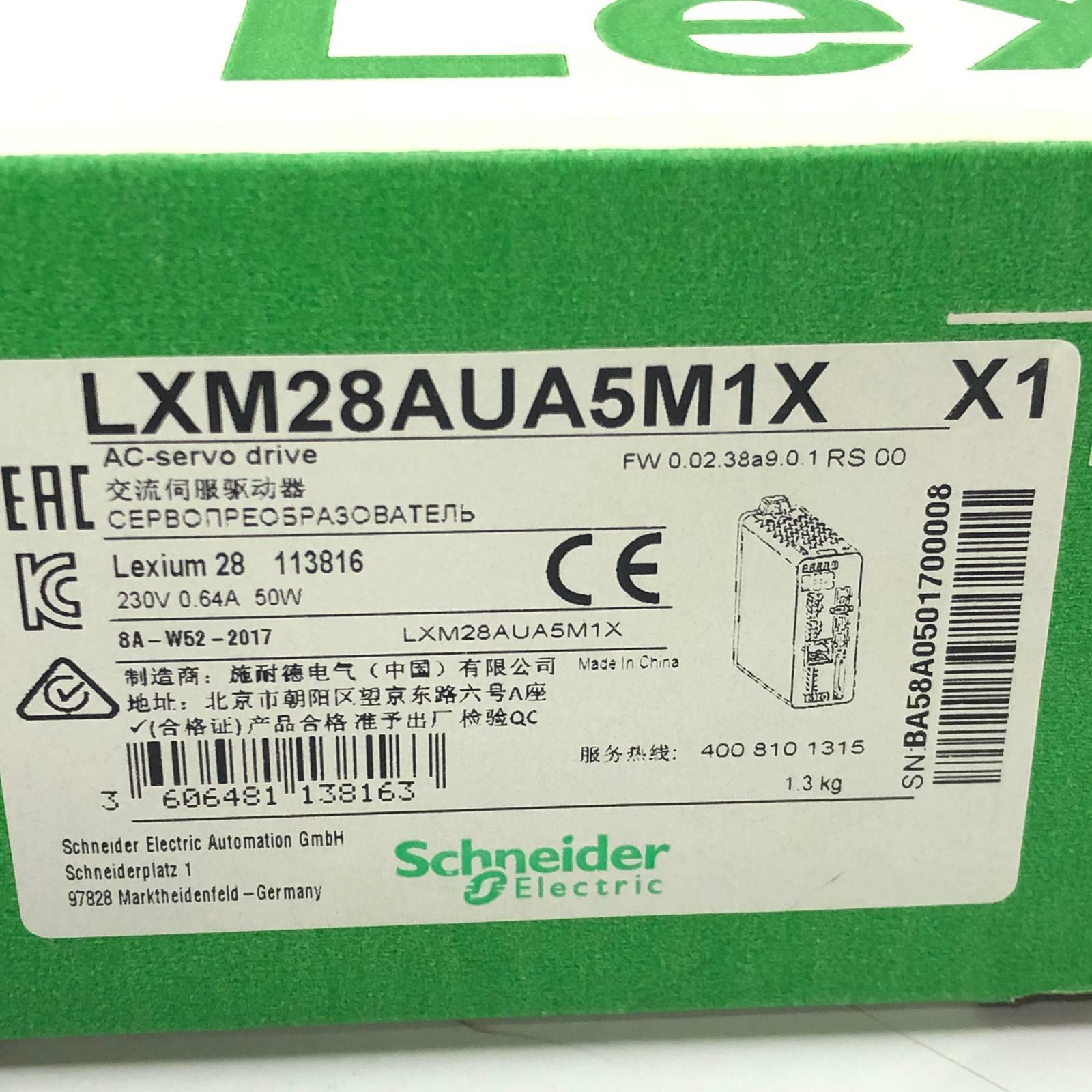 Schneider Electric Lexium 28 LXM28AUA5M1X 113816 AC Servo Drive 50W