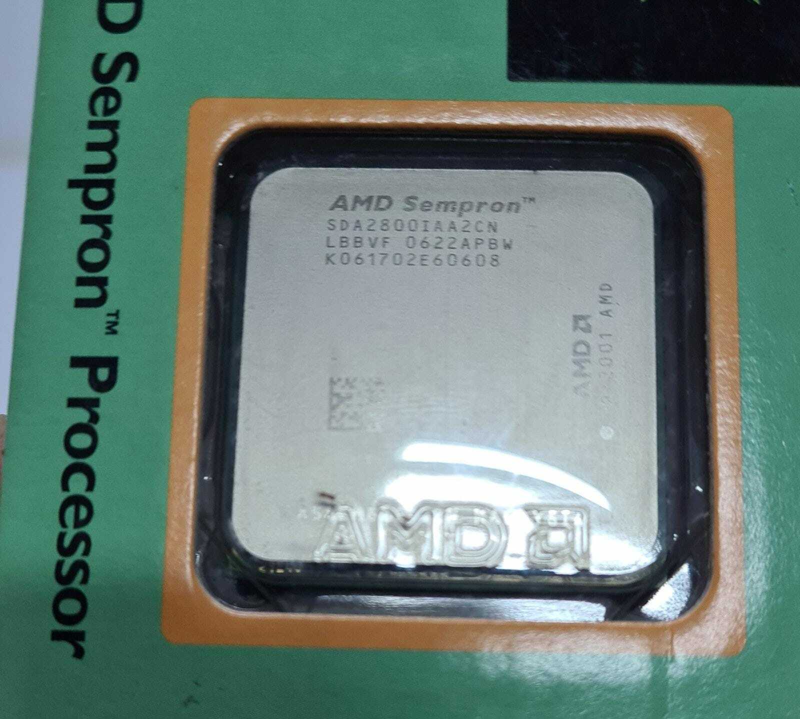 AMD Sempron Processor AMD64 2800+ CPU SDA2800IAA2CN 1.6GHz AM2 Socket **NEW**