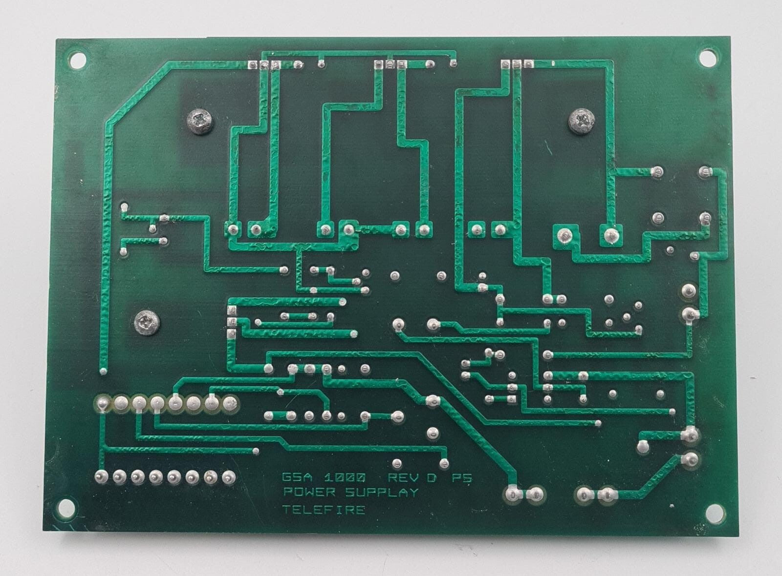 TELEFIRE GSA 1000 REV D CS Power Supply Board to Fire Alarm