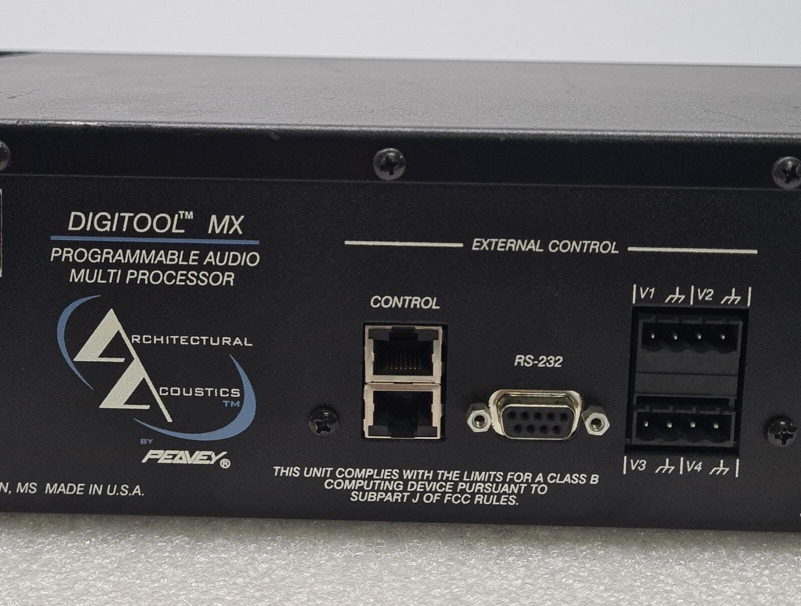 PEAVEY DIGITOOL MX Programmable Audio Multi Processor Architectural Acoustics