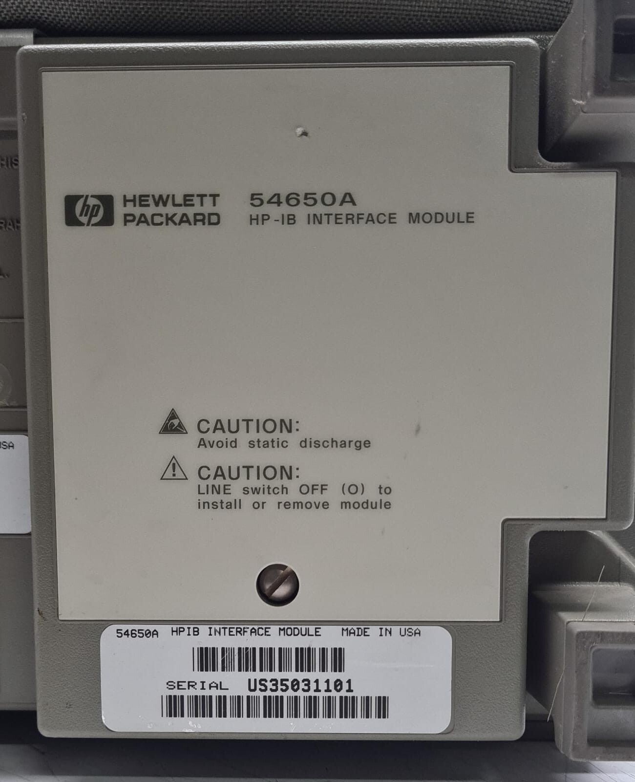 HP Agilent 54620C Logic Analyzer 16-channels 500MSa/s W/ 54650A **AS-IS
