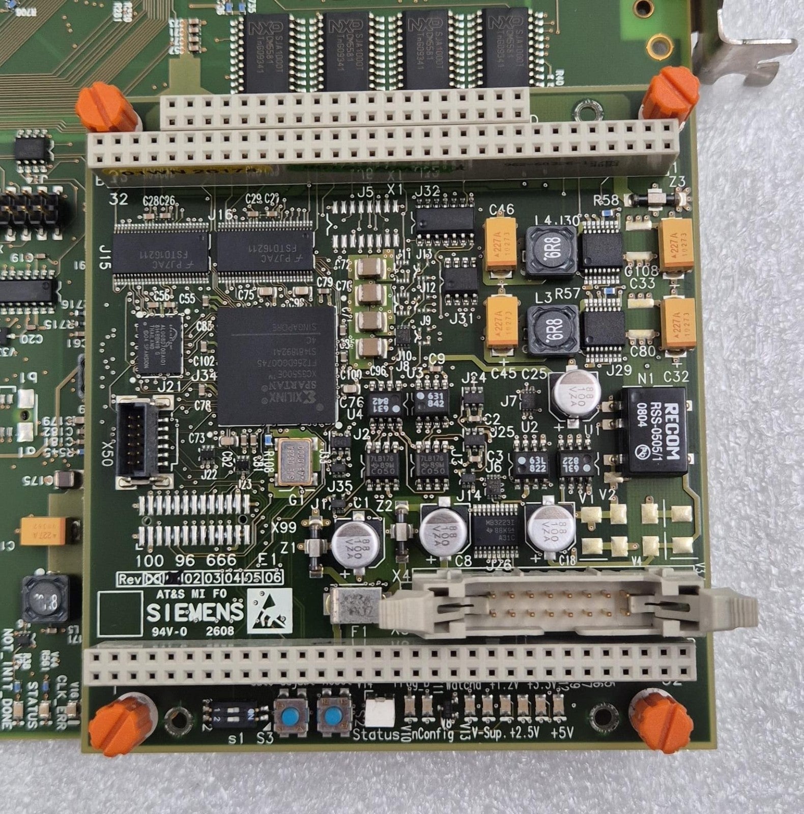 SIEMENS 10523550 D10 E1 PCB Board W/ AT&S MI FO ASSY for Axiom Artis Scanner