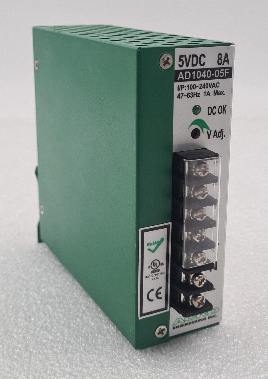 ACRO ENGINEERING AD1040-05F Switching Mode Power Supply 5VDC 8A