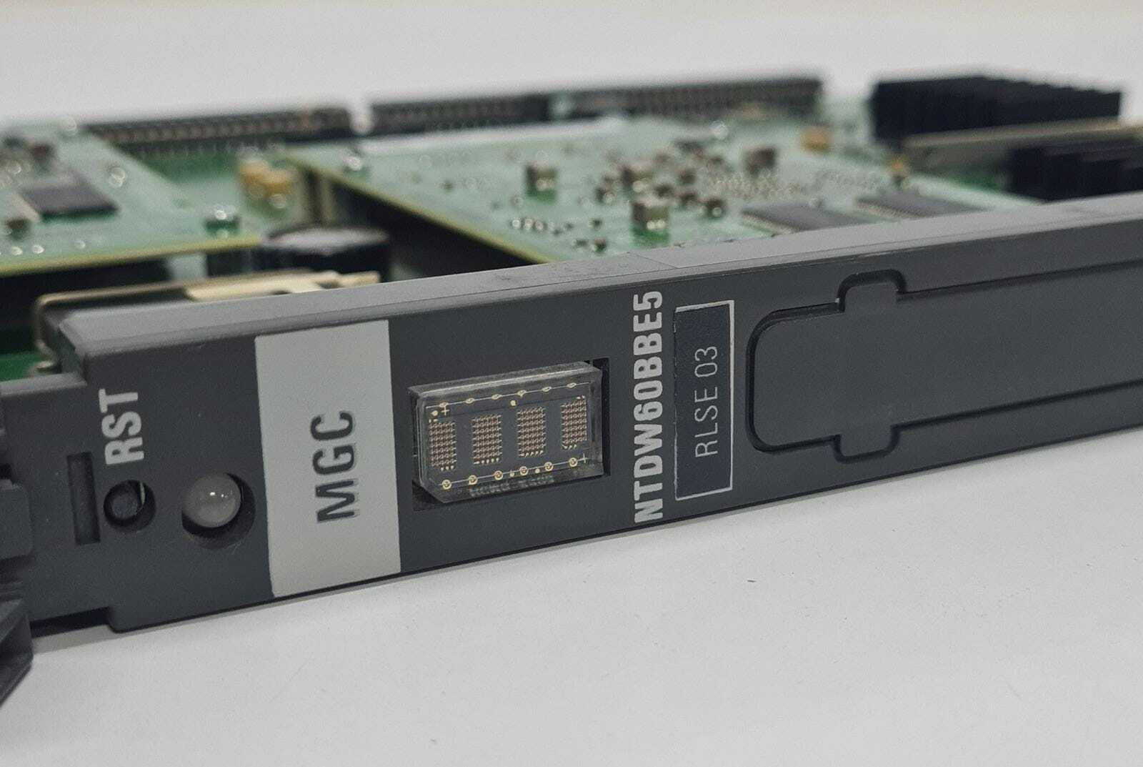 Nortel NTDW60BBE5 RLSE 03 MGC Media Gateway Controller Card & Flash & Daughters