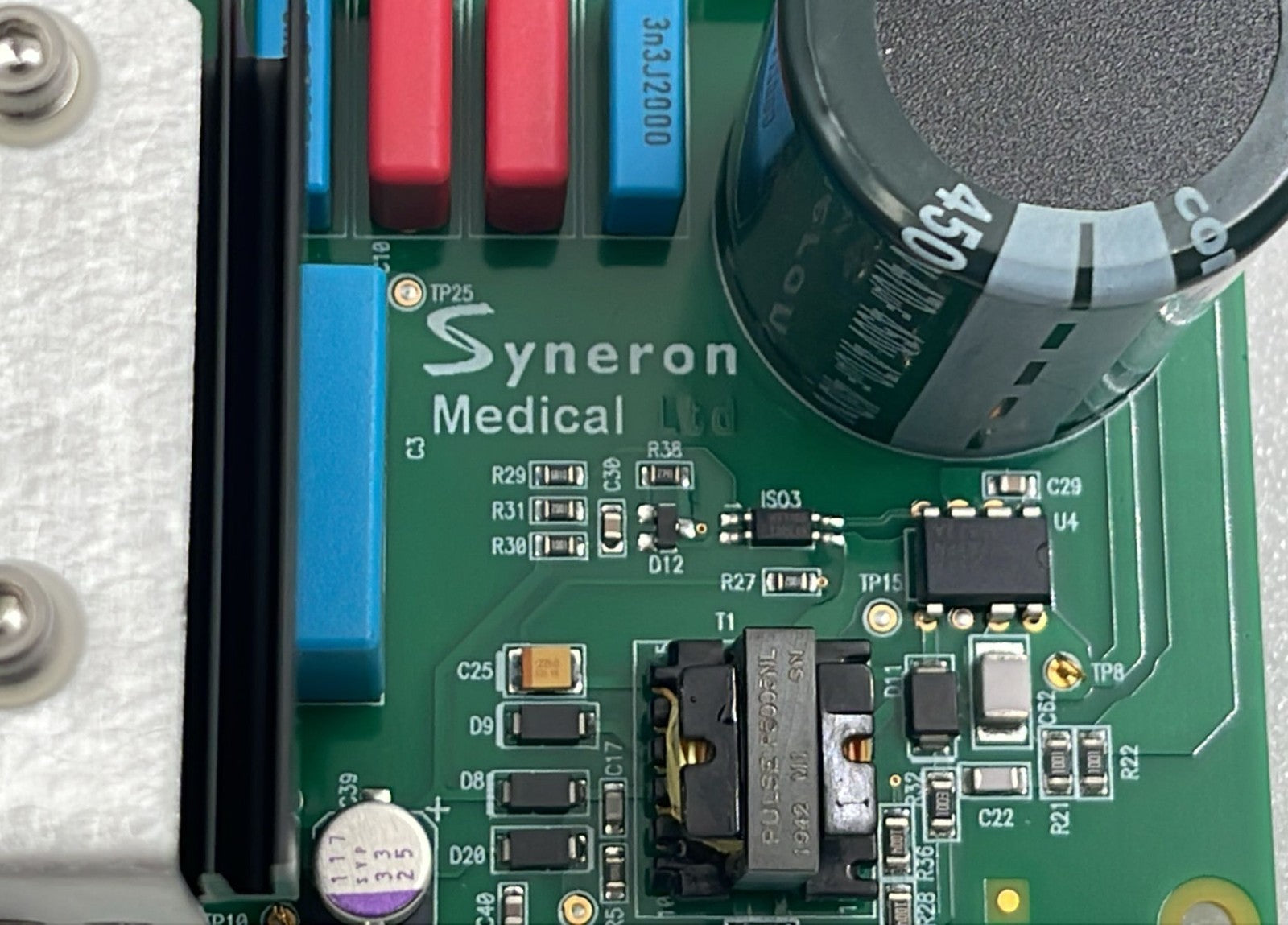 Syneron Candela PC71582 PCB rear solder side view