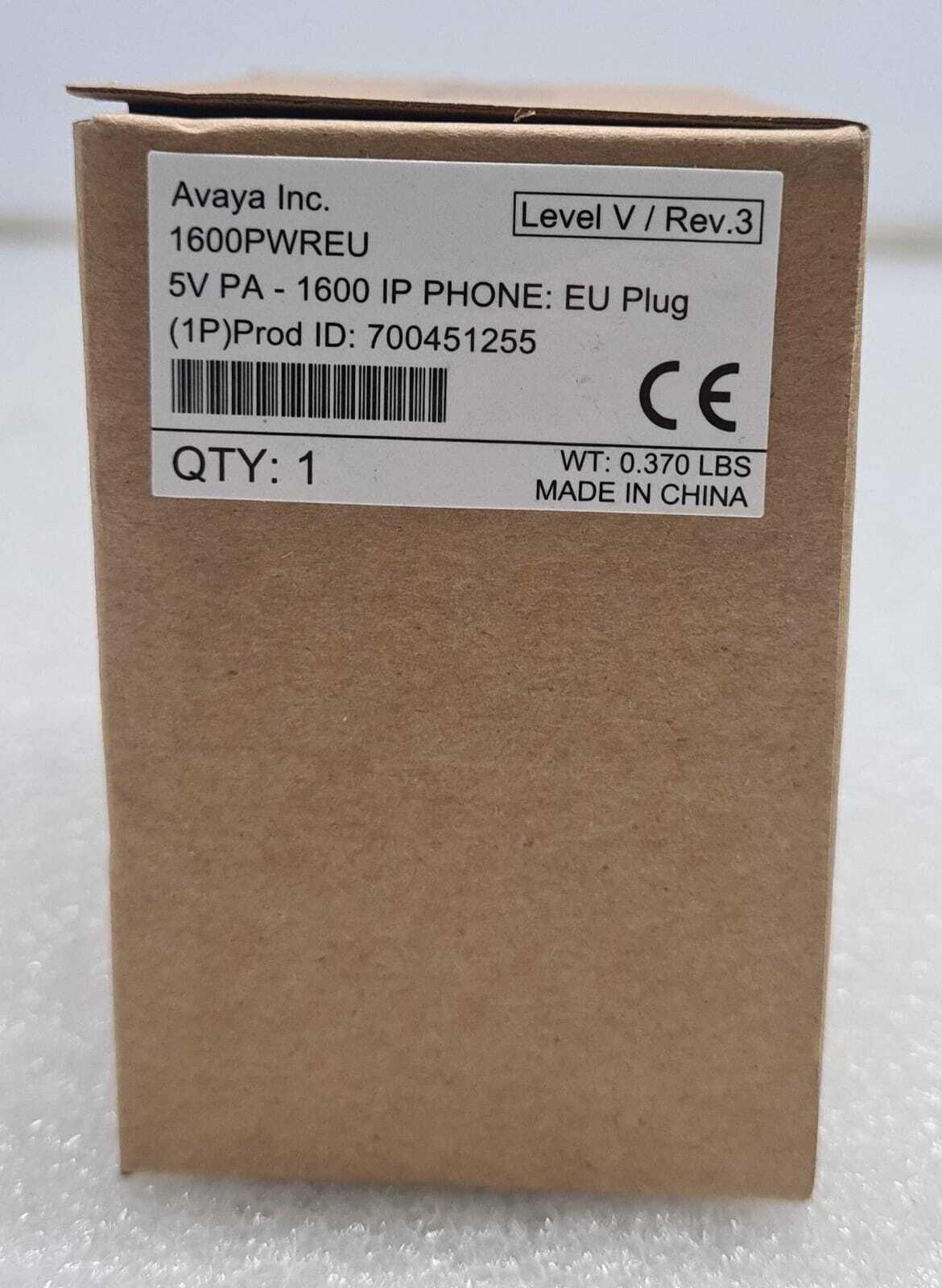 [LOT OF 11] AVAYA  Deskphone Value Edition 1600 Series 3 Prong V5 Power Adaper