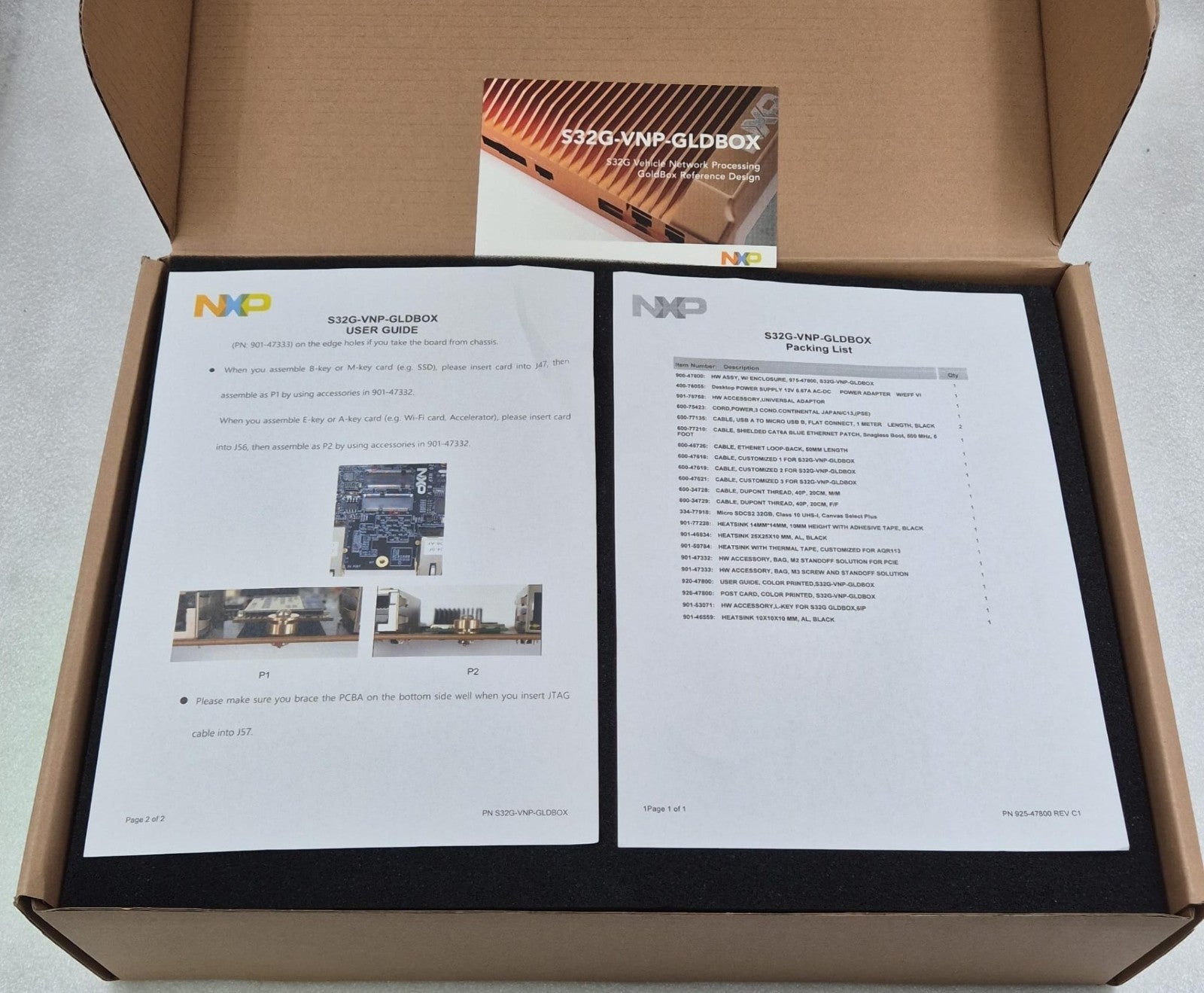 *NEW* NXP S32G-VNP-GLDBOX Development Platform Vehicle Network Processor KIT