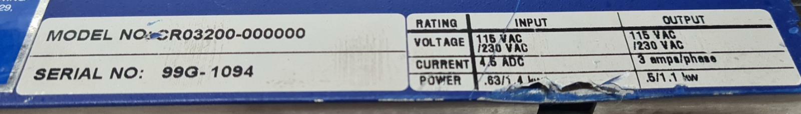 KOLLMORGEN Servotronix CR03200-000000 Servo Drive - FOR PARTS