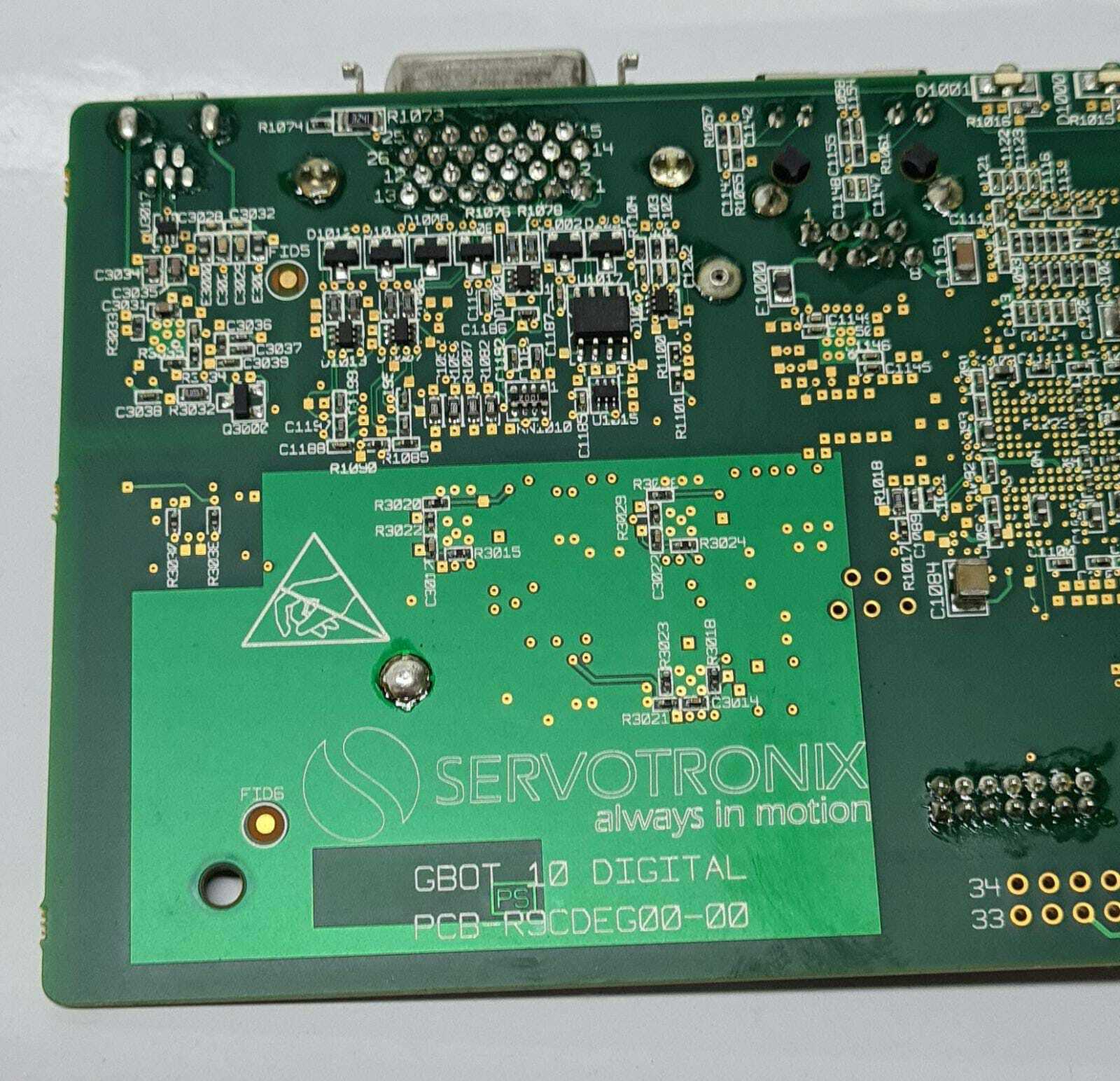 Servotronix GBOT 10 Digital PCB-R9CDEG00-00 PRDr90CDEG00-00 rev. 03