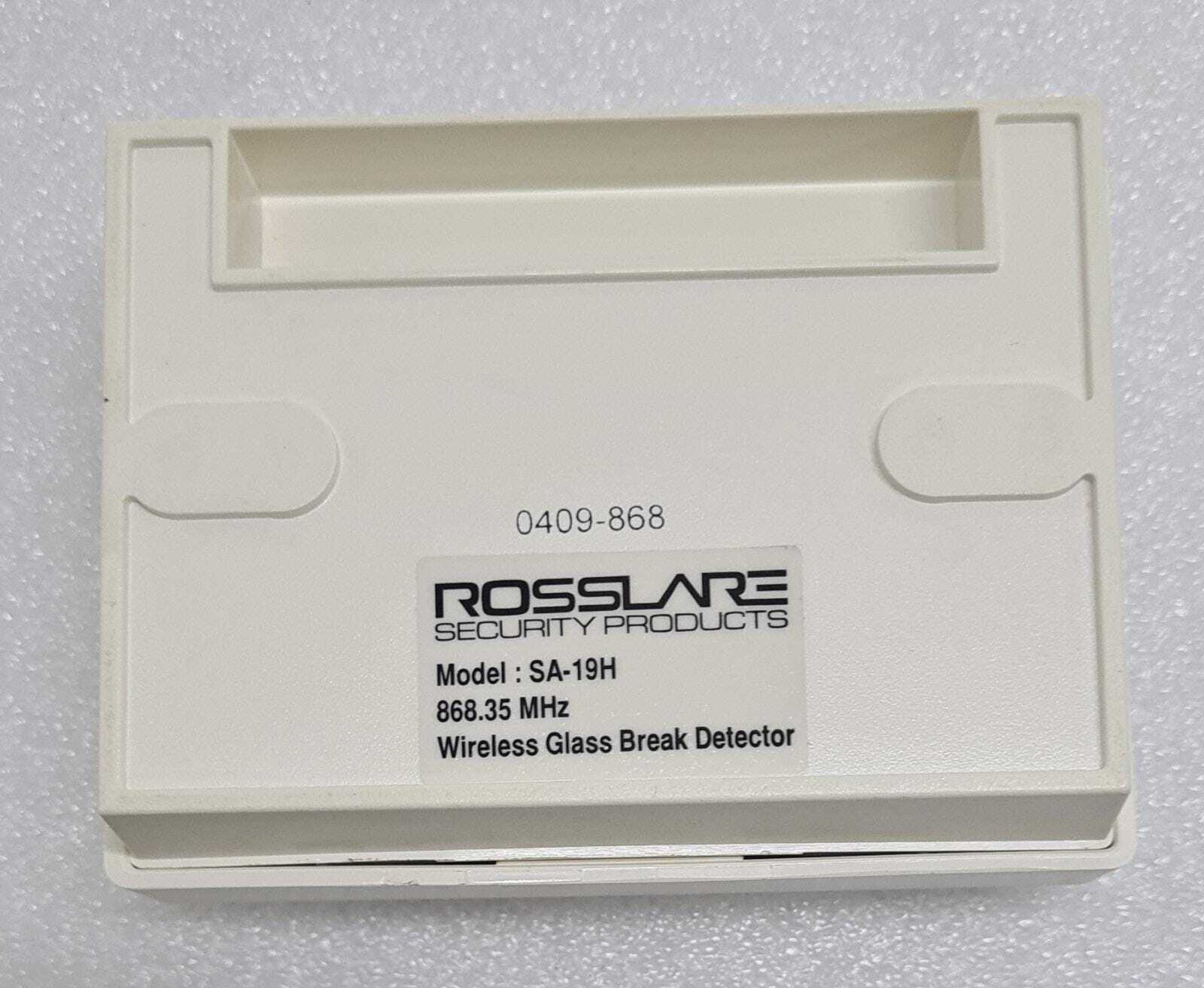 ROSSLARE SECURITY SA-19H 868.35MHz Wireless Glass Break Detector