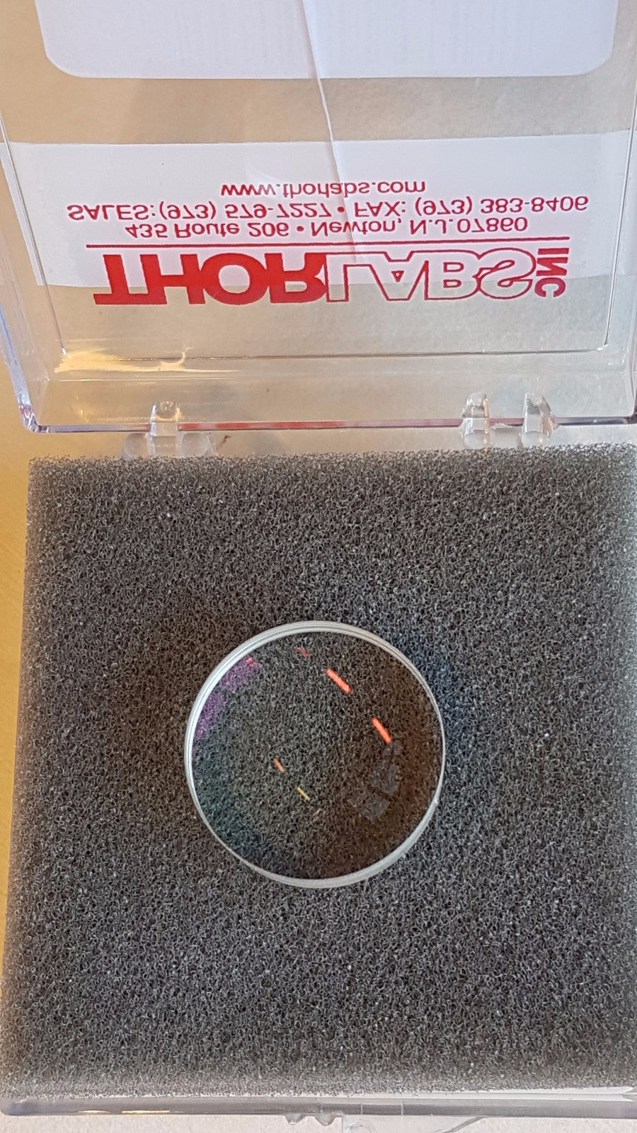 Thorlabs Laser AC254-060-A1 f 60mm Ø1 Unmounted Visible Achromat 400 700 nm