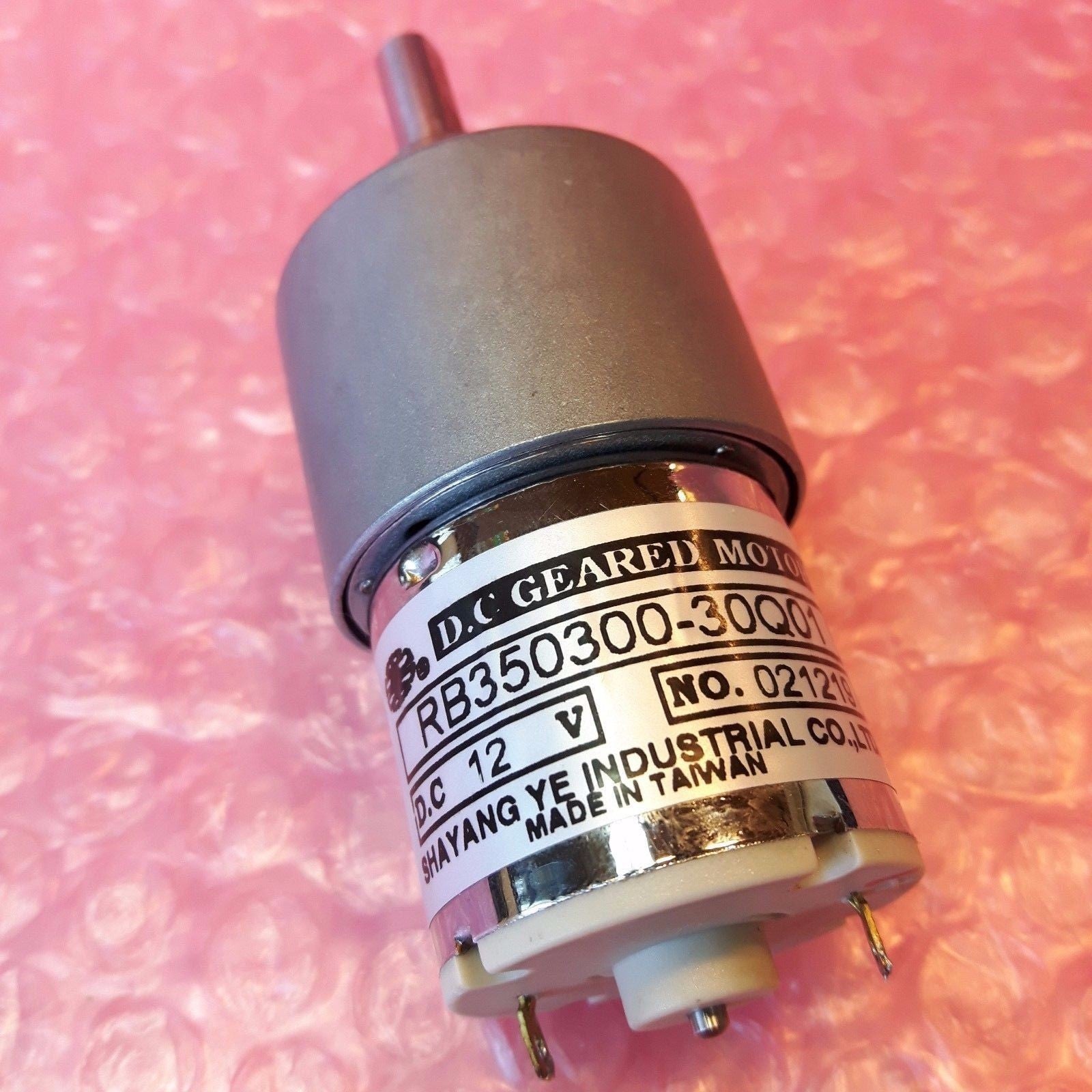 [LOT OF 5] Shayang 12V Dc Geared Motor Encoder RB350300-30Q01