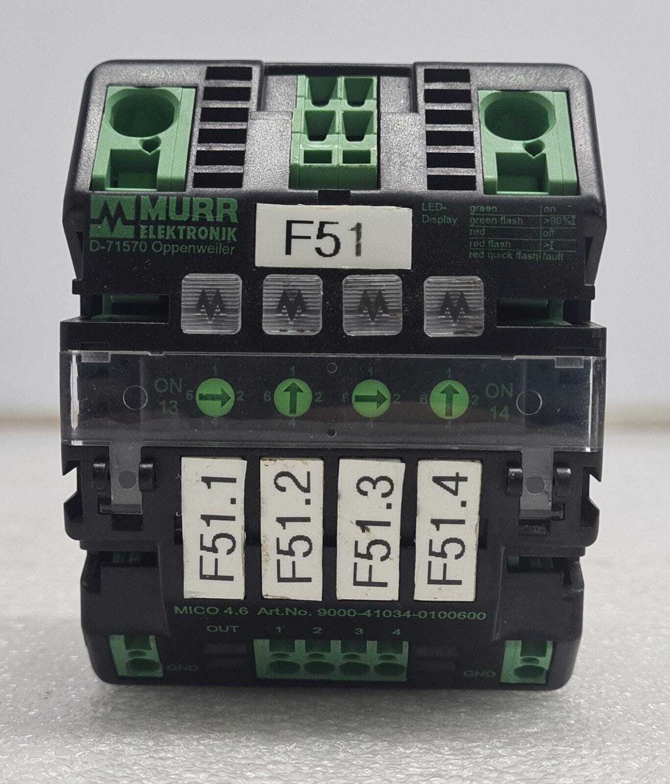 MURR Elektronik MICO 4.6 9000-41034-0100600 Auxiliary Circuit Switch