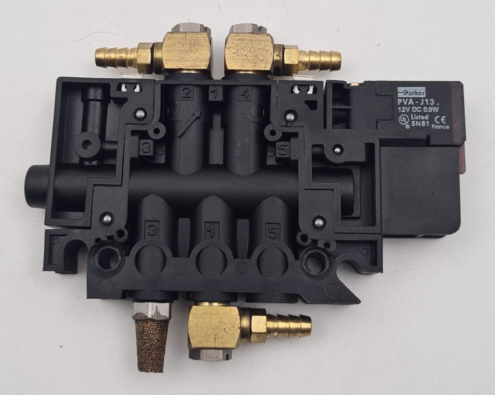 Parker PVA-J13 12V DC 0.9W Air Control Valve W/ Manifold