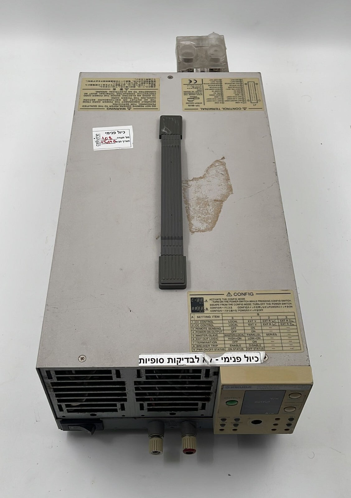 Kikusui PWR800L Programmable Regulated DC Power Supply 0-80v 50A 800W