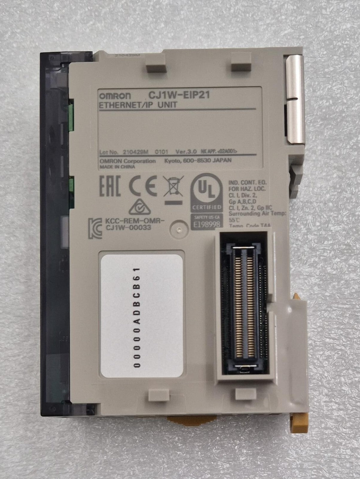 OMRON EIP21 CJ1W-EIP21 Ver. 3.0 EtherNet IP Unit PLC Module