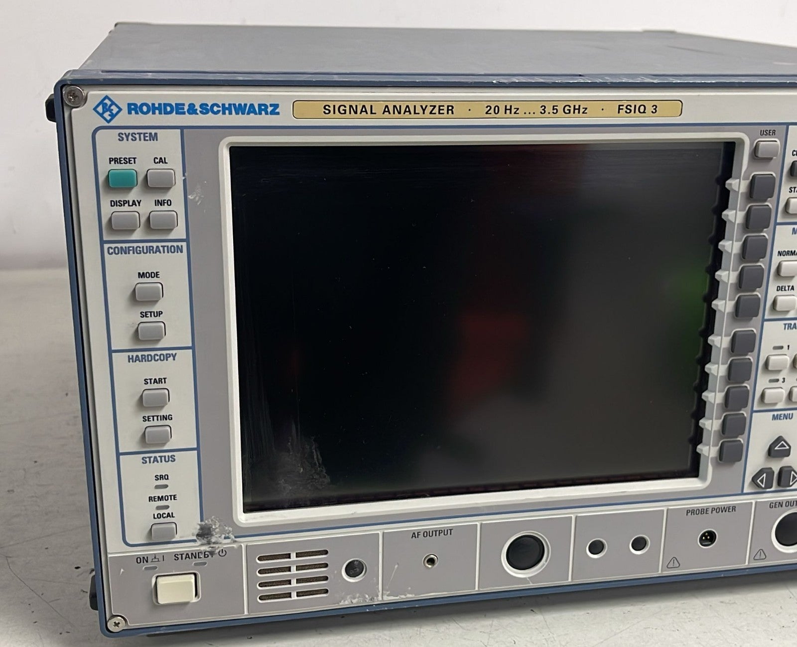 Rohde & Schwarz FSIQ 3  Signal Analyzer 20Hz 3.5GHz