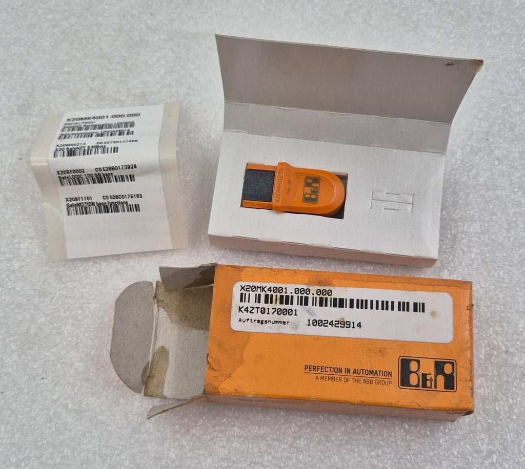 NEW - B&R Automation Security Key X20MK0213 Rev D0 SafeKEY for X20 SL 80xx
