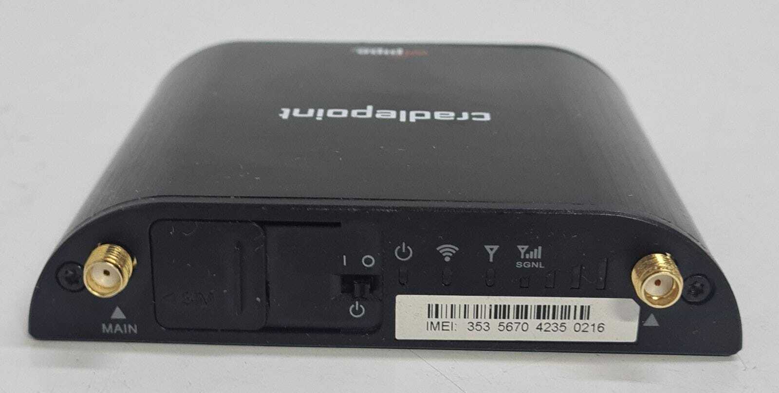 WIPIPE CradlePoint IBR600P IBR600-687 Router W/ SIM Card
