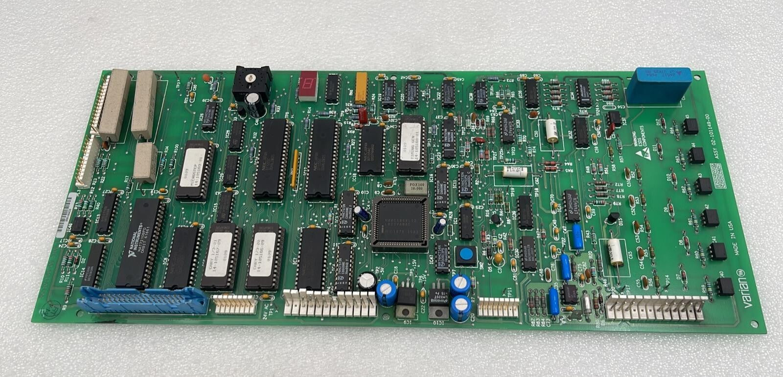 Varian 02-101149-00 Control Board PCB Cary UV-Visible Spectrophotometer *AS-IS*