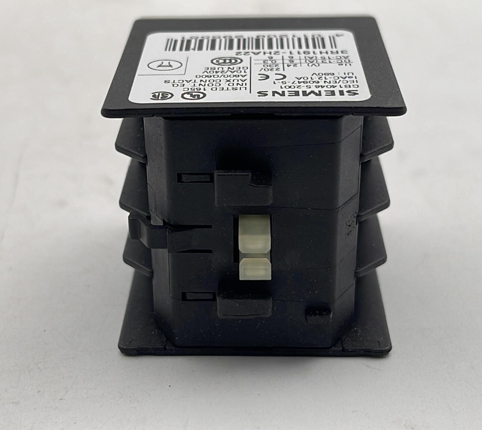 [LOT OF 7] Siemens 3RH1911-2HA22 Auxiliary switch block 2NO + 2NC