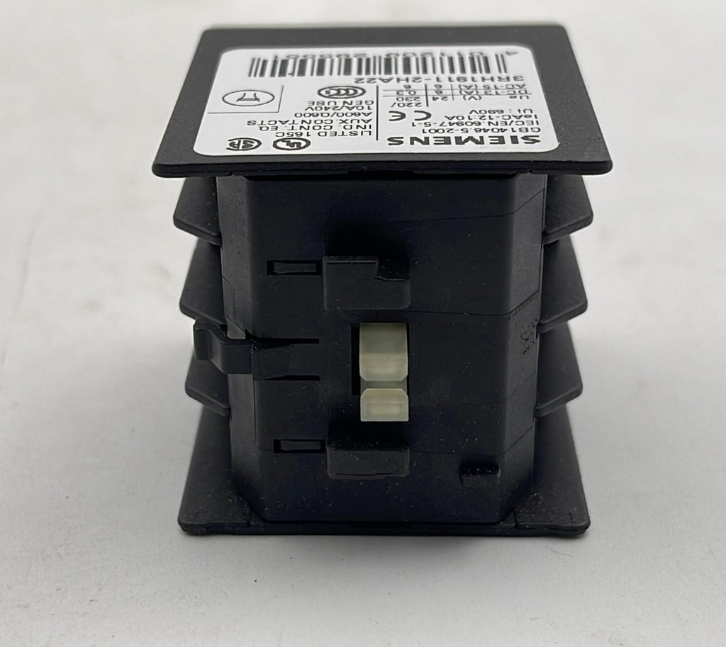 [LOT OF 7] Siemens 3RH1911-2HA22 Auxiliary switch block 2NO + 2NC