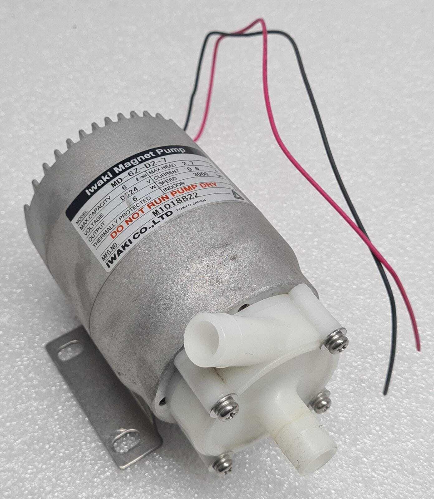 Iwaki MD-6Z-D2-7 magnetic drive pump 24V 6W 6 l/min 3000 RPM