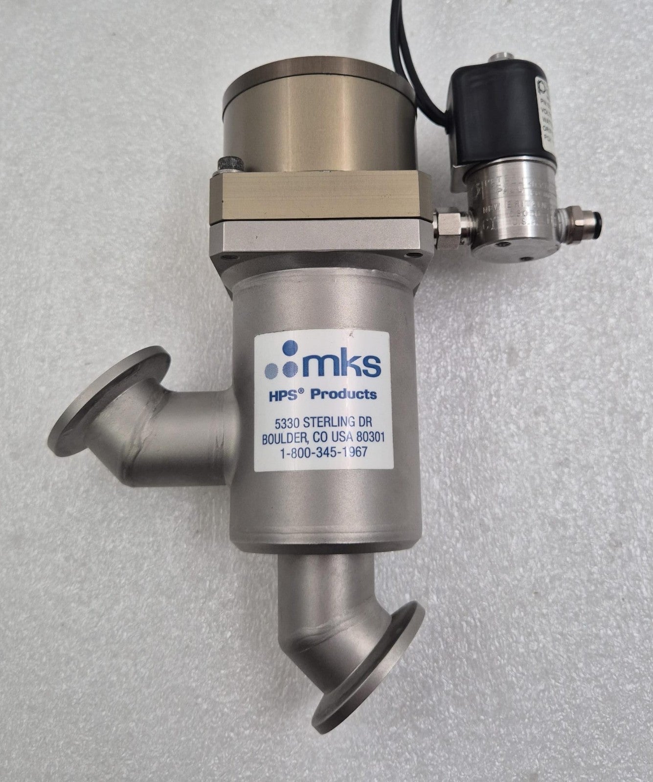 MKS HPS Throttle Vacuum Control 28-50390-001 W/ PETER RAUL Solenoid Valve Assy